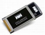 Cisco Aironet 802.11a/b/g Wireless CardBus Adapter (AIR-CB21AG-W-K9)